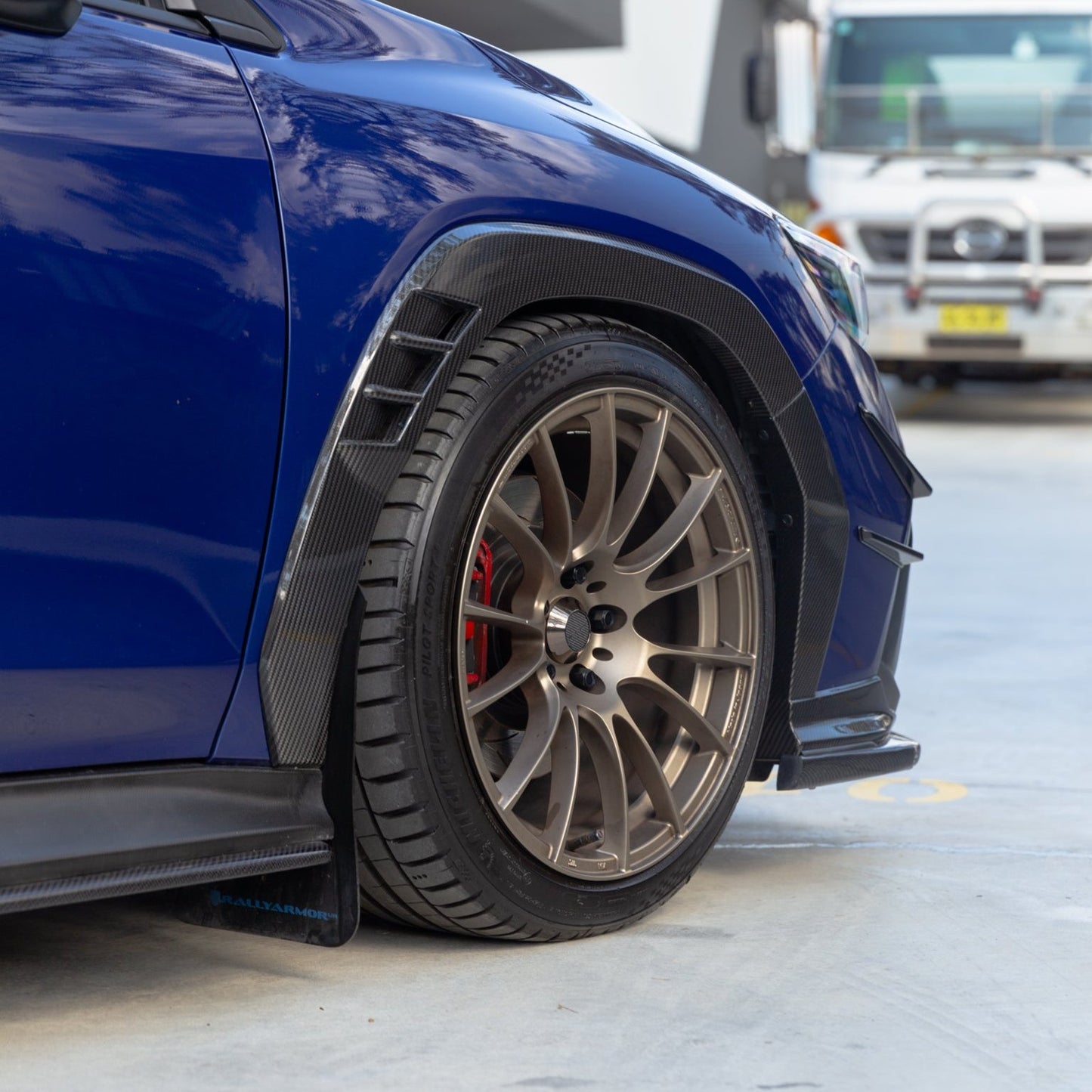 Axis Parts Dry Carbon Fibre Over Fenders Covers (8-Piece) for Subaru WRX VB 2022+