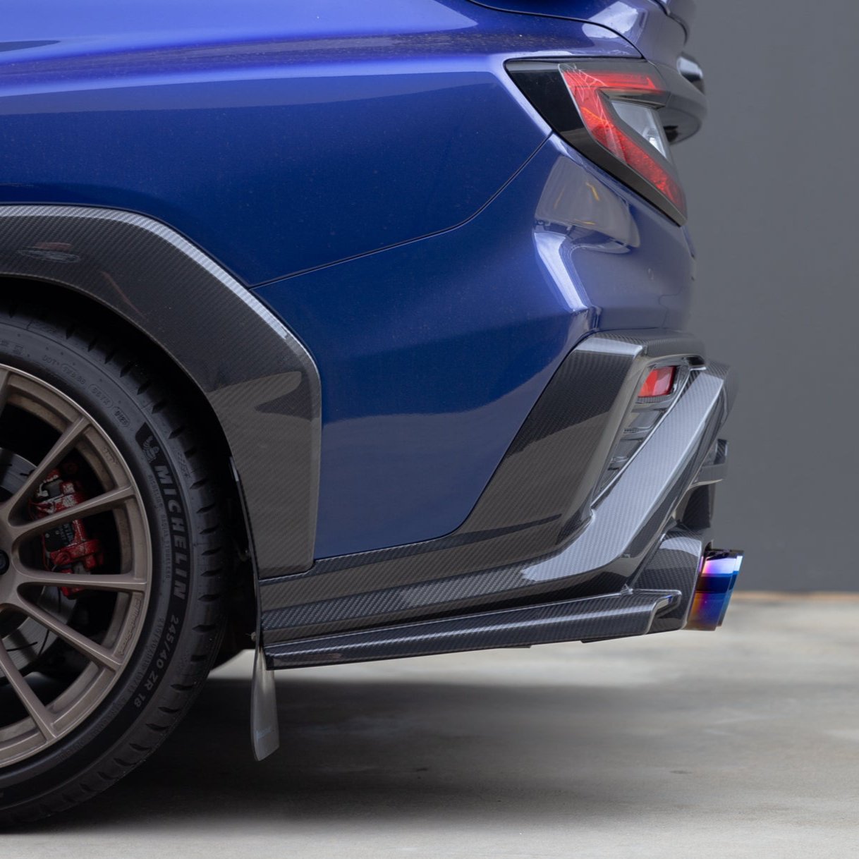 Axis Parts Dry Carbon Fibre Rear Bumper Cover (3-Piece) for Subaru WRX VB 2022+