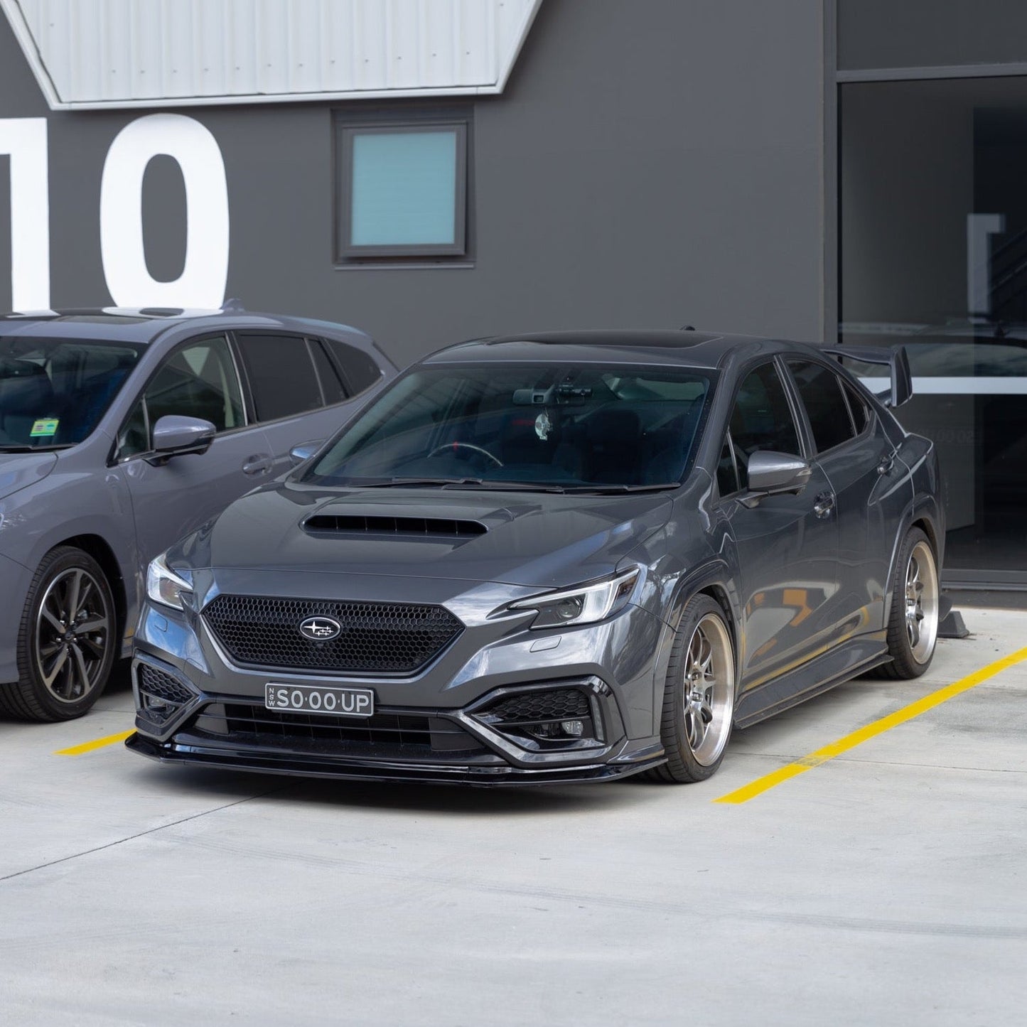 AeroFlow Dynamics S-Spec V2 Front Lip / Under Spoiler (3-Piece) for Subaru WRX (VB) 2022+