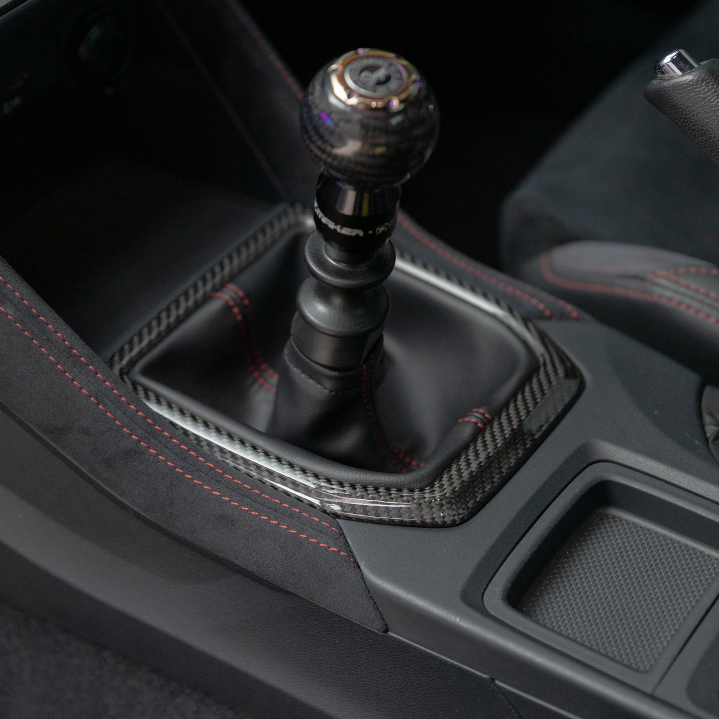 FloKraft Dry Carbon Fibre Shifter Surround Cover (Manual Transmission) for Subaru WRX (VB) 2022-2025