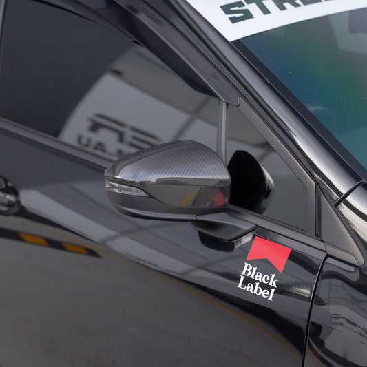 FloKraft Dry Carbon Fibre Mirror Covers (Stick-On Covers) for Subaru WRX VB/VN 2022+