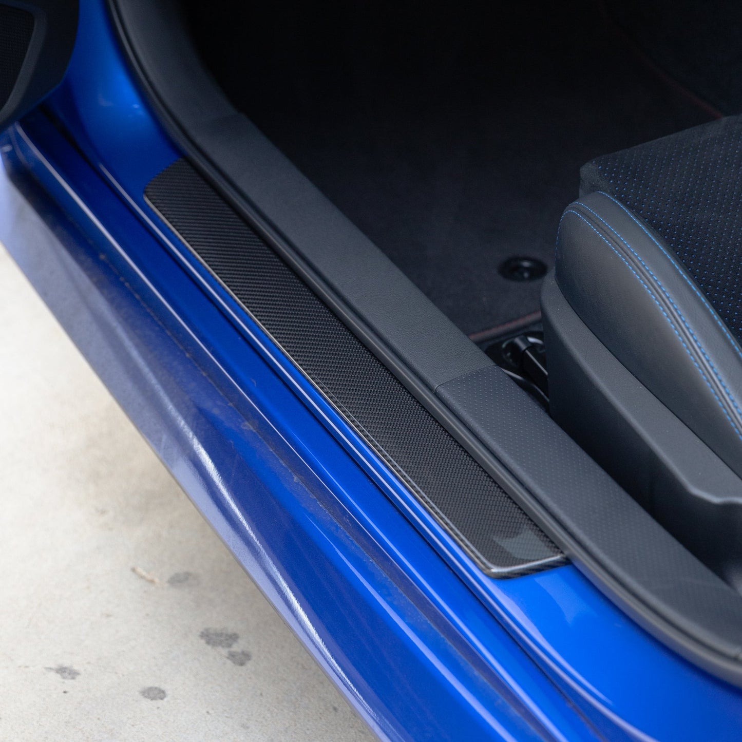 FloKraft Dry Carbon Fibre Outer Door Sill Covers for Subaru BRZ (ZD8) / Toyota GR86 (ZN8) 2022+