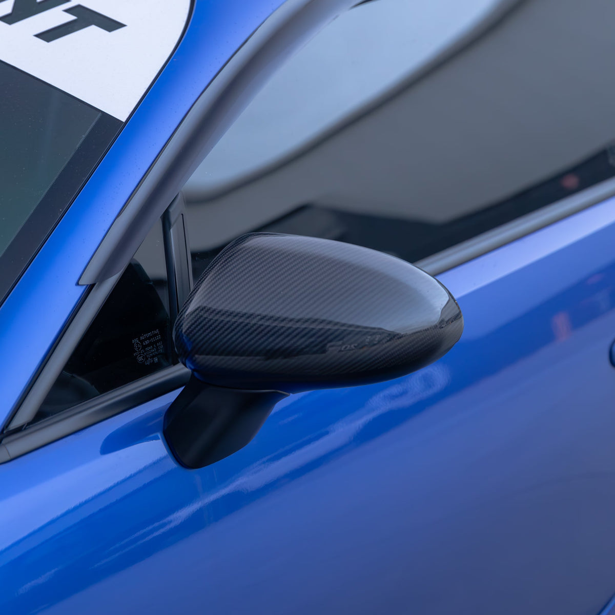 FloKraft Dry Carbon Fibre Mirror Covers (Stick-On Covers) for Subaru BRZ (ZD8) & Toyota GR86 (ZN8) 2022-2026