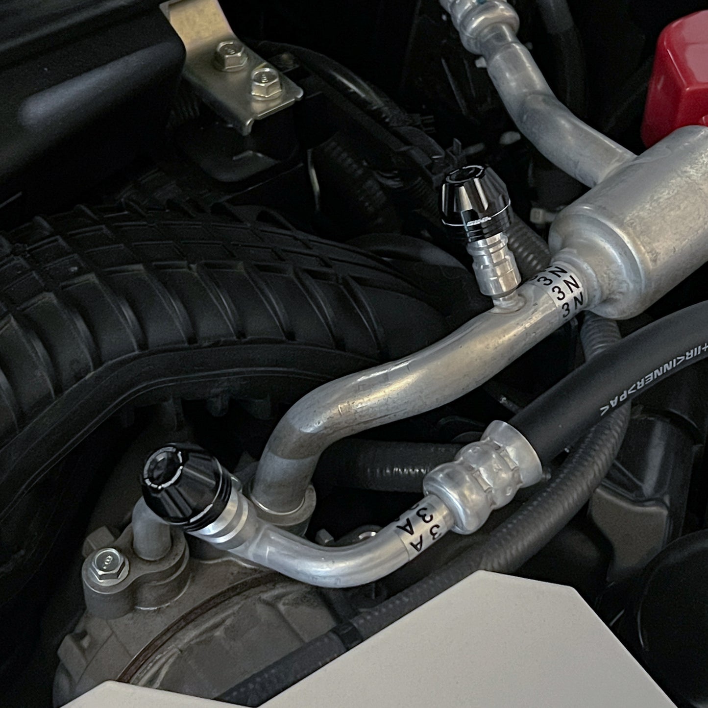 Suya Engine Bay Aluminum Alloy A/C Line Cap Kit for Subaru BRZ/Levorg/WRX & Other Models