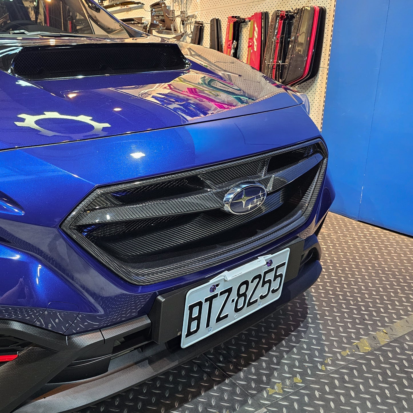Axis Parts Dry Carbon Fibre Front Bumper Mesh Grille for Subaru WRX VB/VN 2022+