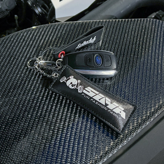 Suya "Suya Bear" Tag w/ Pillow Key Ring for Subaru BRZ/Levorg/WRX & Other Models