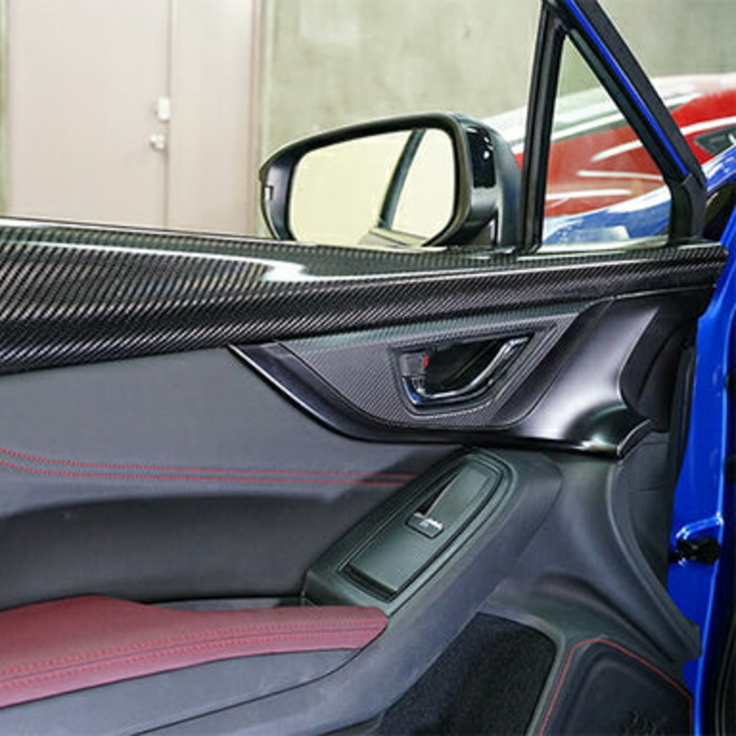 Axis Parts Dry Carbon Fibre Front Inner Door Trim Covers for Subaru WRX VB/VN 2022+