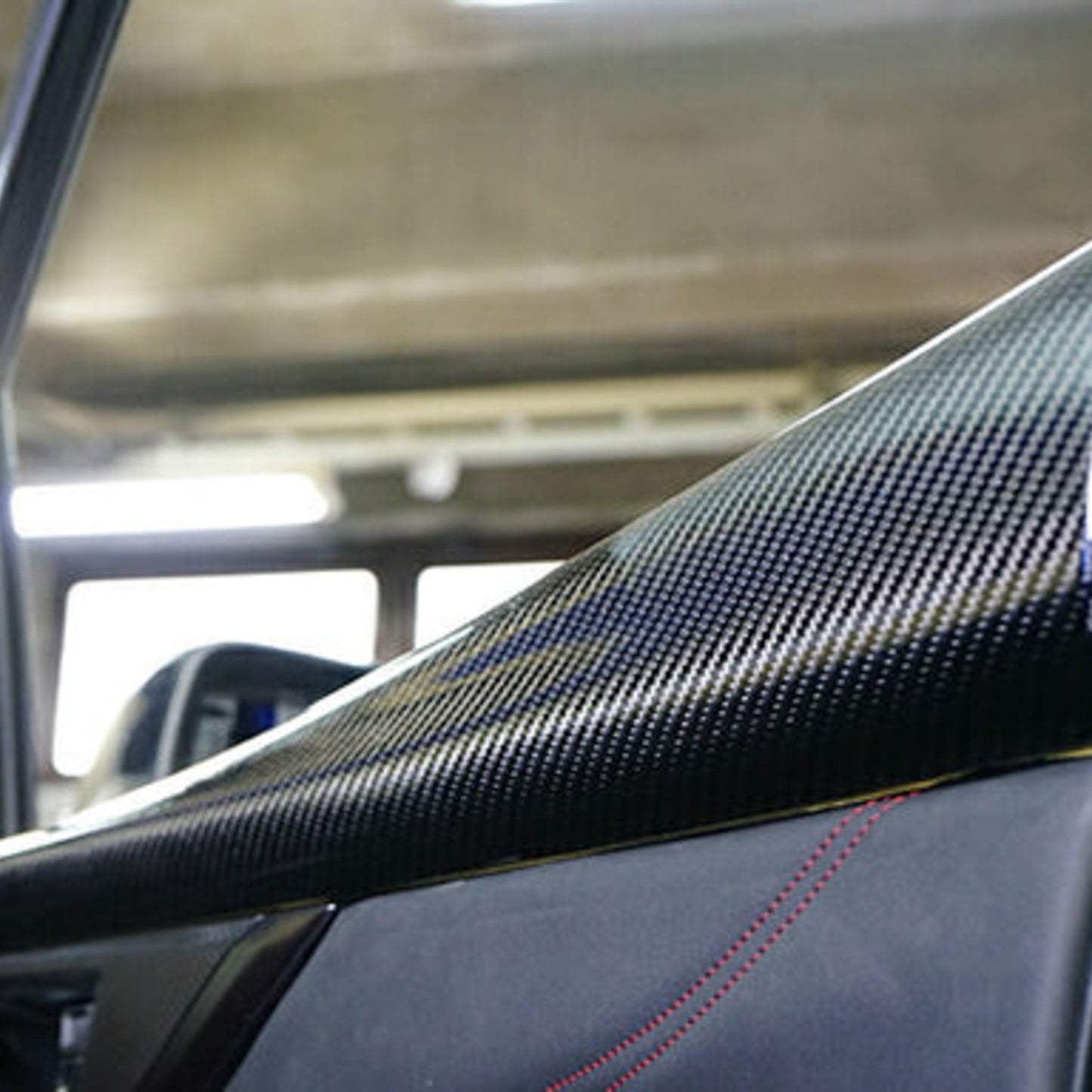 Axis Parts Dry Carbon Fibre Front Inner Door Trim Covers for Subaru WRX (VB) & WRX Sportswagon (VN) 2022-2025