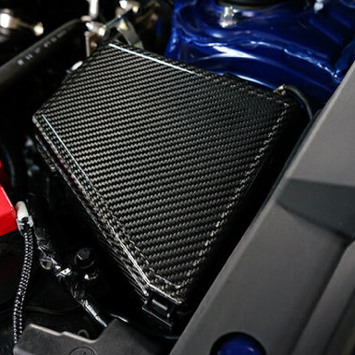 Axis Parts Dry Carbon Fibre Engine Bay Fuse Box Cover for Subaru WRX VB/VN 2022+