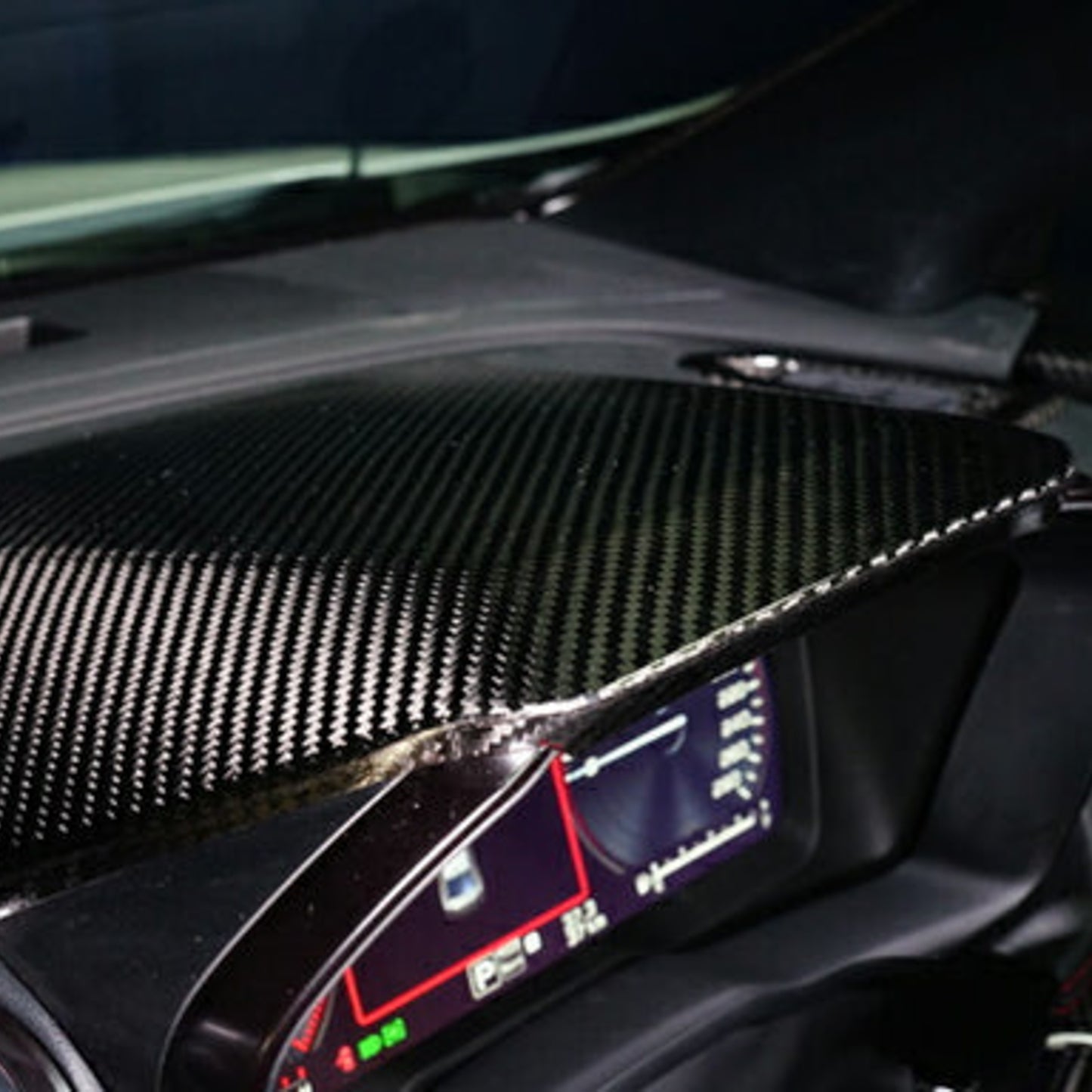 Axis Parts Dry Carbon Fibre Cluster Hood Cover (RHD) for Subaru WRX (VB/VN) / Crosstrek (G6X) 2022+