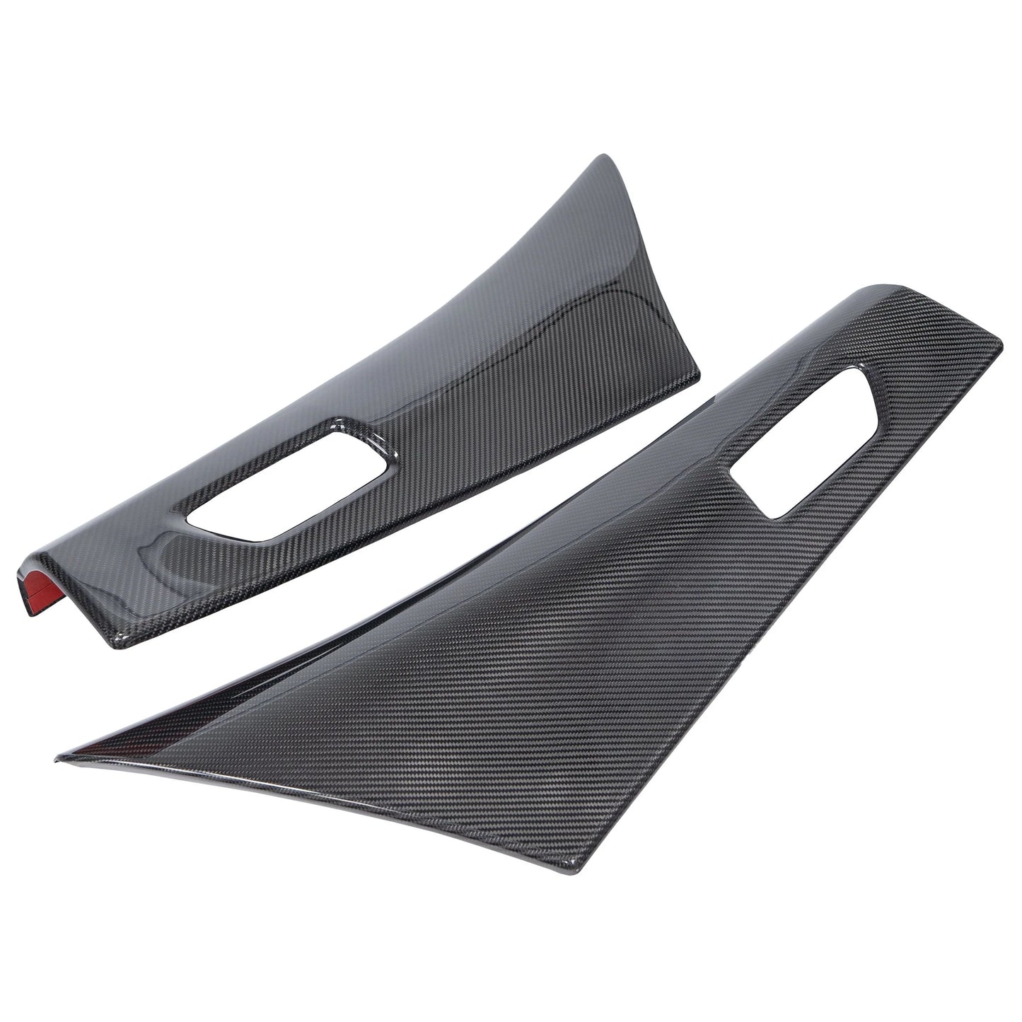 FloKraft Dry Carbon Fibre Rear Inner Door Trim Covers for Toyota Corolla 2018+ / GR Corolla 2022+