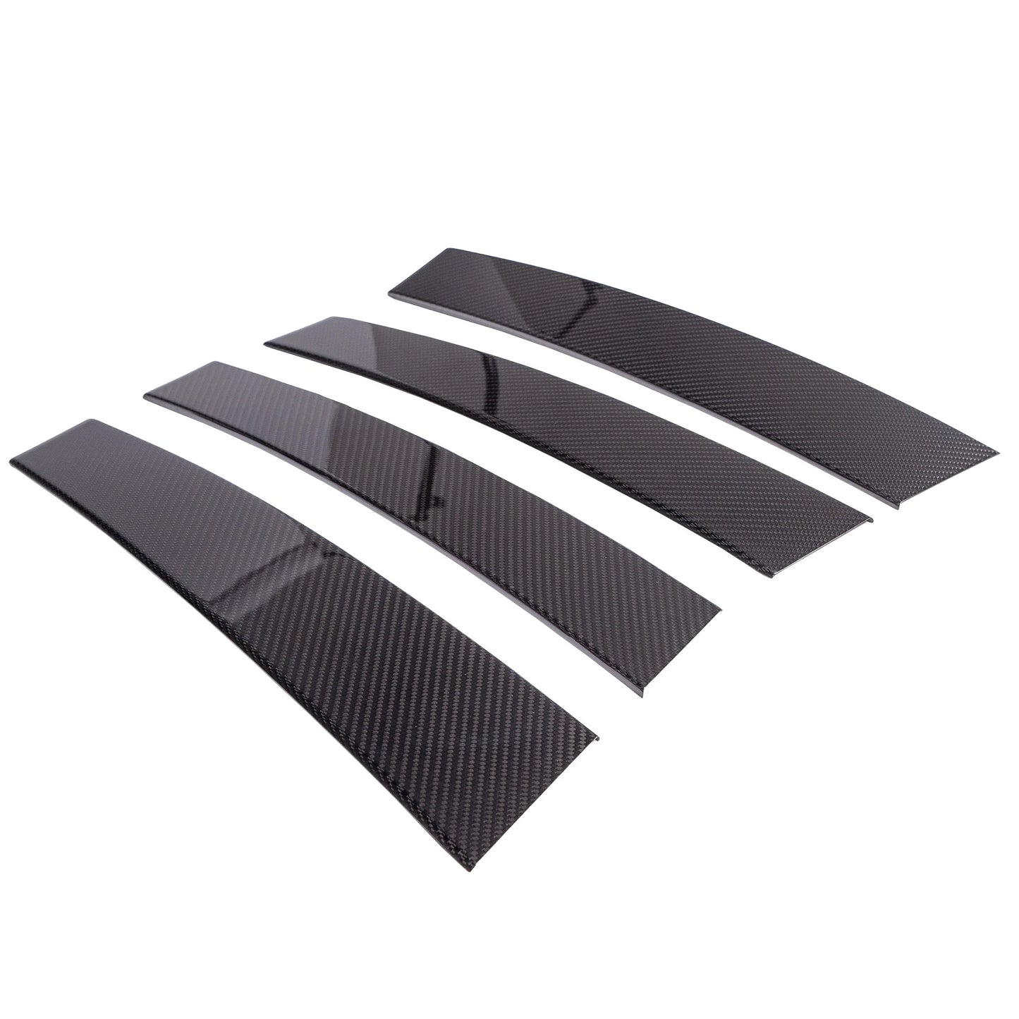 FloKraft Dry Carbon Fibre B-Pillar Covers (4-Piece) for Toyota Corolla 2018+ / GR Corolla 2022+