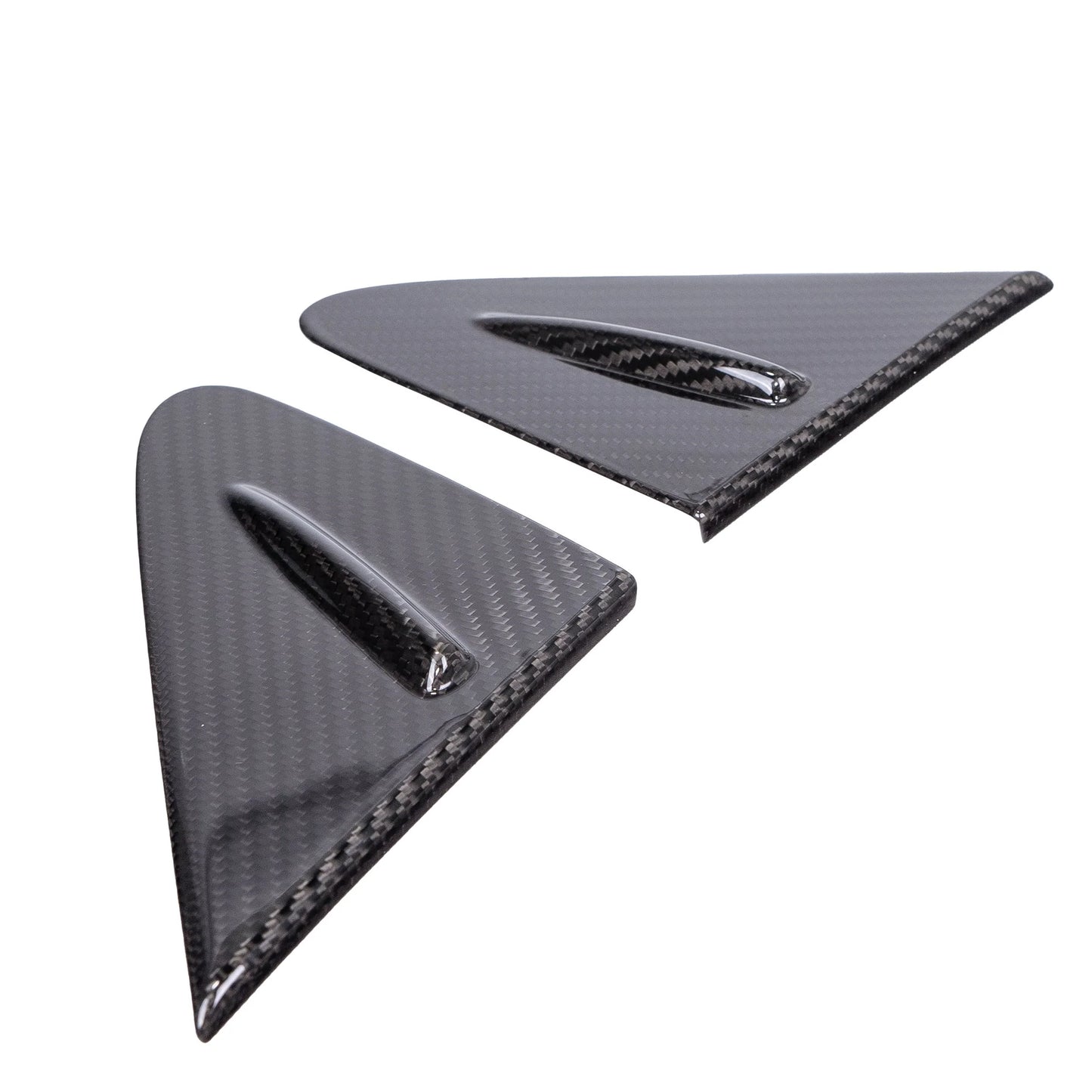 FloKraft Dry Carbon Fibre A-Pillar Covers for Toyota Corolla 2018+ / GR Corolla 2022+