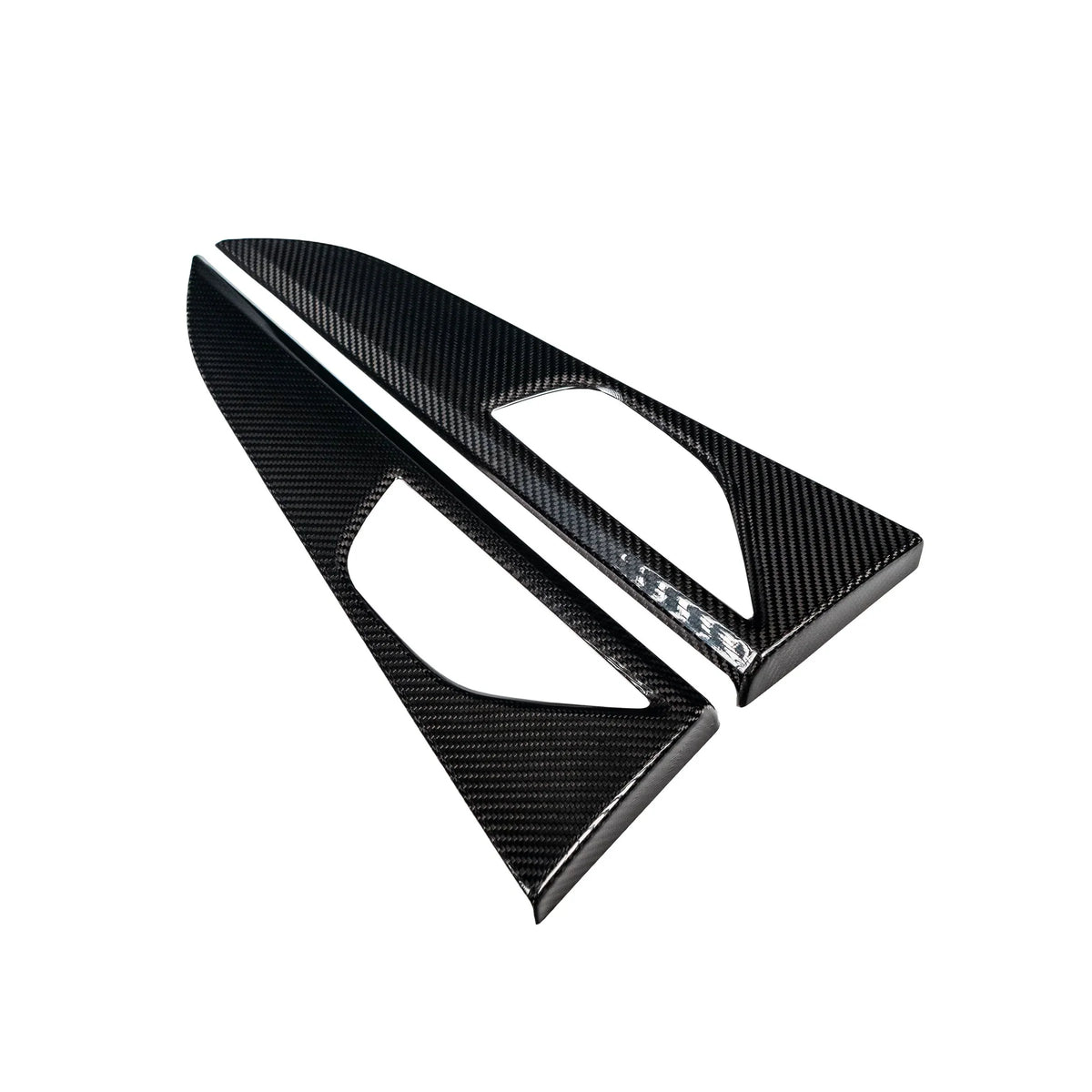 FloKraft Dry Carbon Fibre Front & Rear Inner Door Handle Trim Covers for Subaru WRX (VB) & WRX Sportswagon (VN) 2022-2025