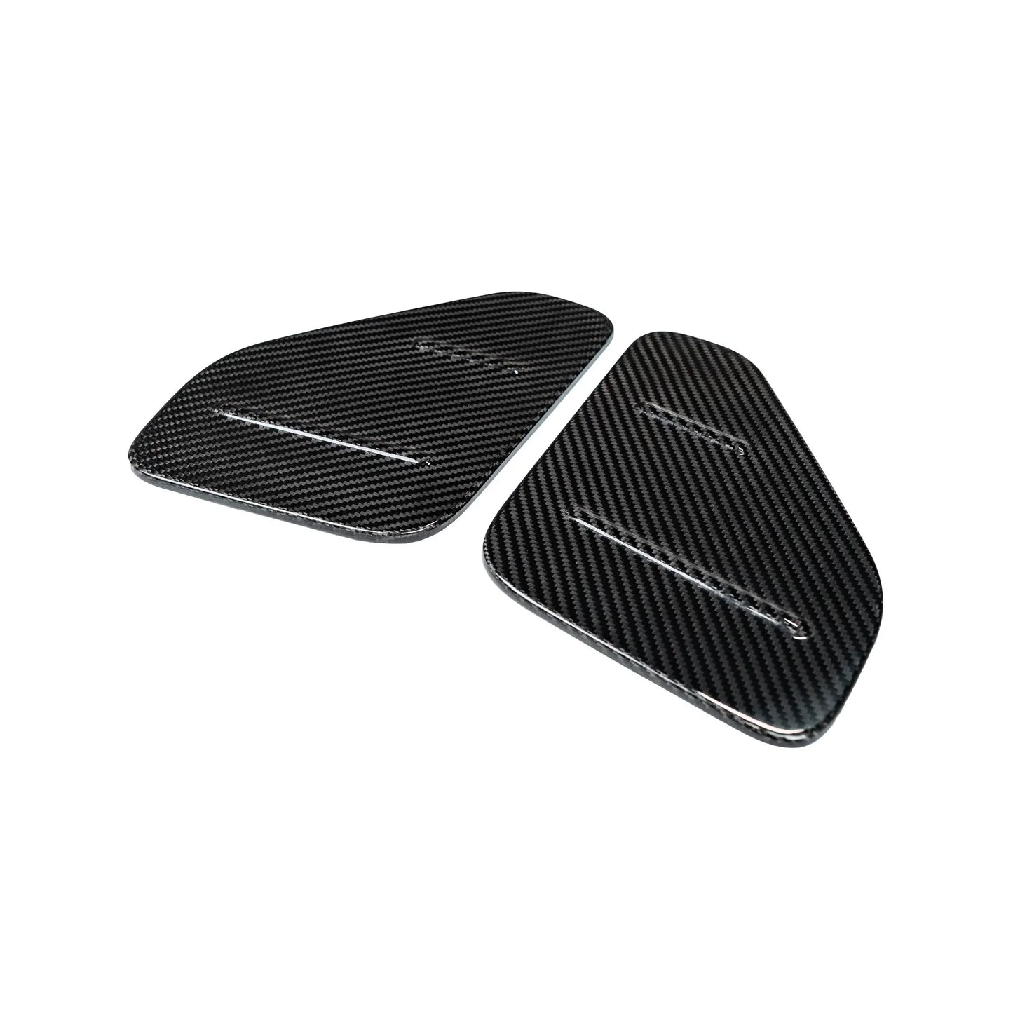 FloKraft Dry Carbon Fibre Knee Pad Panel Covers for Subaru BRZ (ZD8) & Toyota GR86 (ZN8) 2022-2026