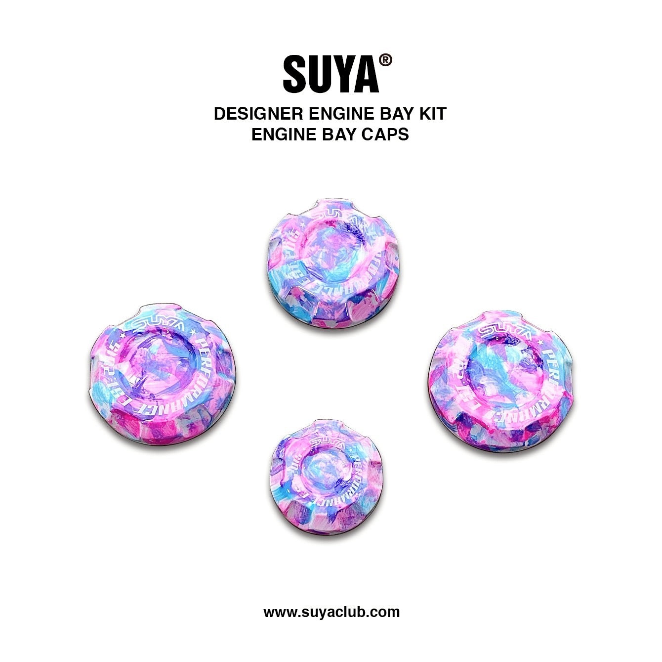 Suya Engine Bay Oil Caps (Summer '25 Collection) for Subaru BRZ/Levorg/WRX & Other Models