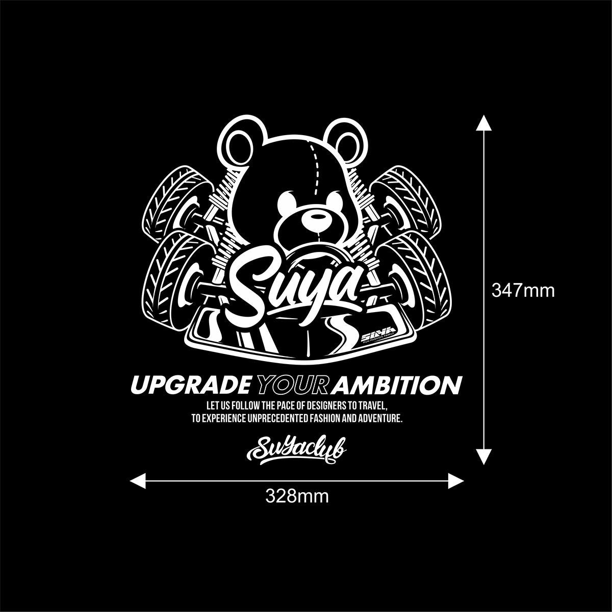 Suya "SUYA CAR" Car Vinyl Decal/Sticker for Subaru BRZ/Levorg/WRX & Other Models