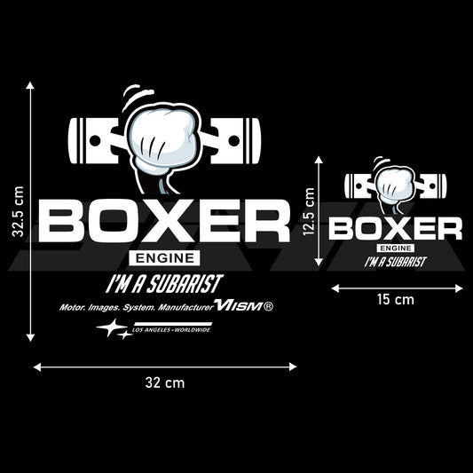 Suya "Suya Mickey Boxer" Car Vinyl Decal/Sticker for Subaru BRZ/Levorg/WRX & Other Models