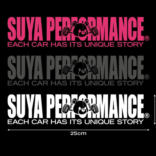 Suya "Suya Performance" Car Vinyl Decal/Sticker for Subaru BRZ/Levorg/WRX & Other Models