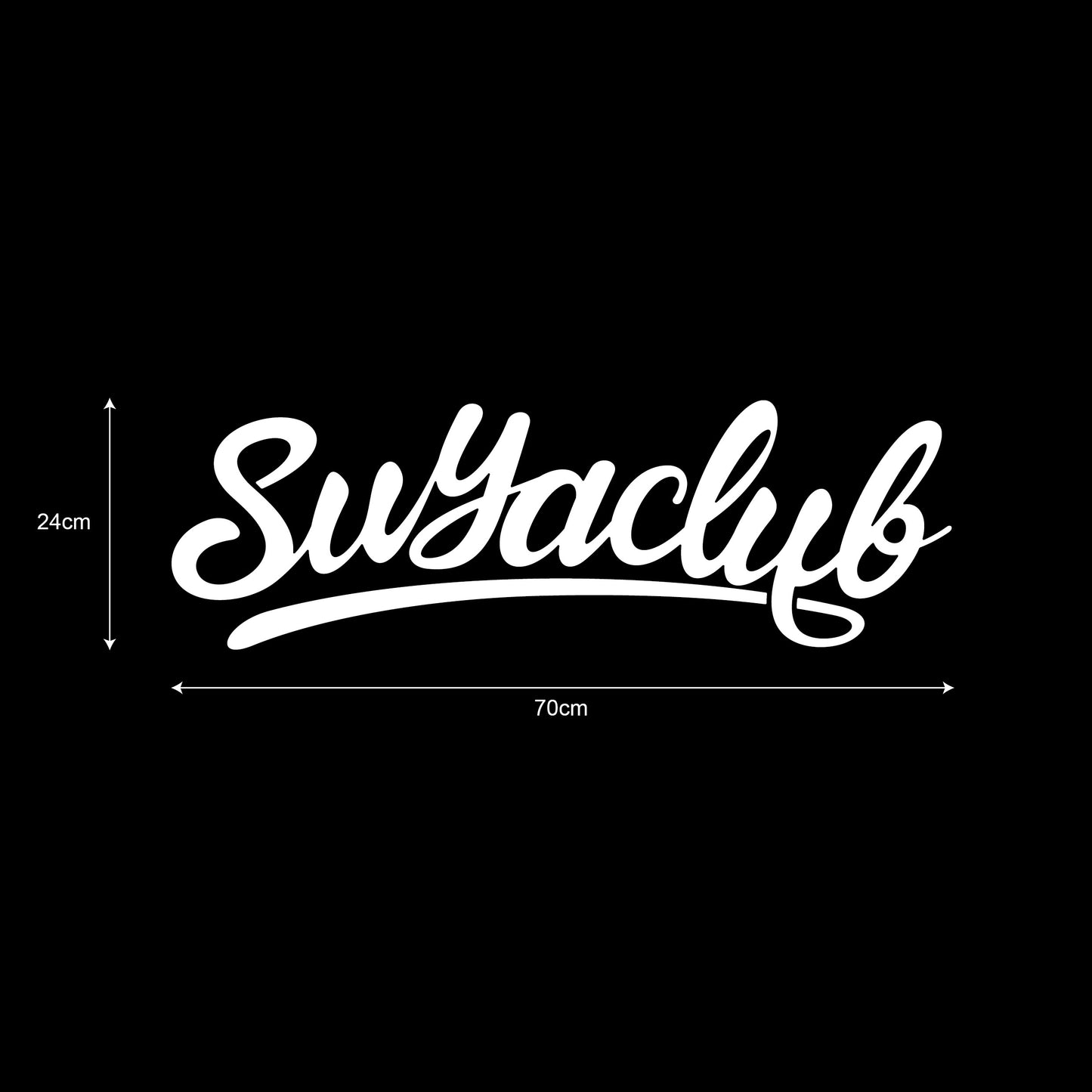 Suya "SUYA ITALIC" Car Vinyl Decal/Sticker for Subaru BRZ/Levorg/WRX & Other Models