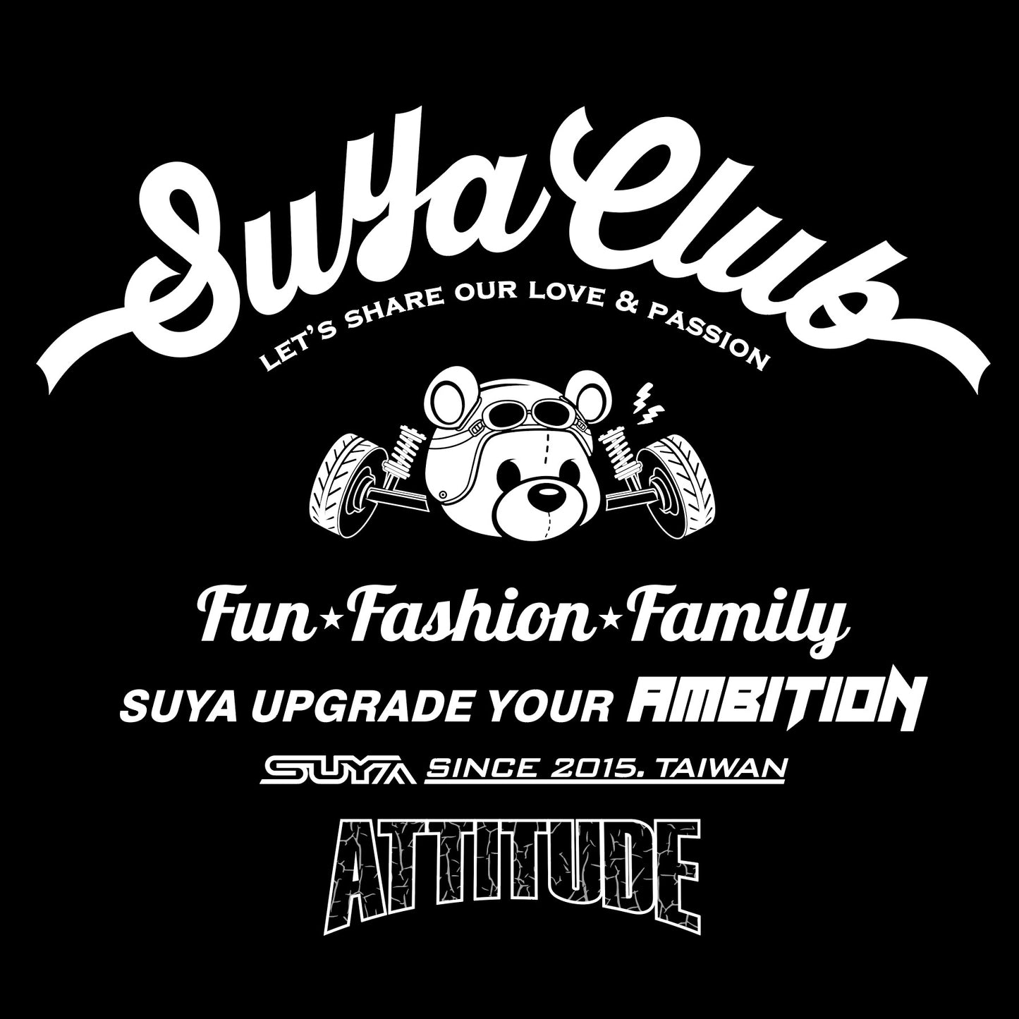 Suya "SUYA ATTITUDE" Car Vinyl Decal/Sticker for Subaru BRZ/Levorg/WRX & Other Models