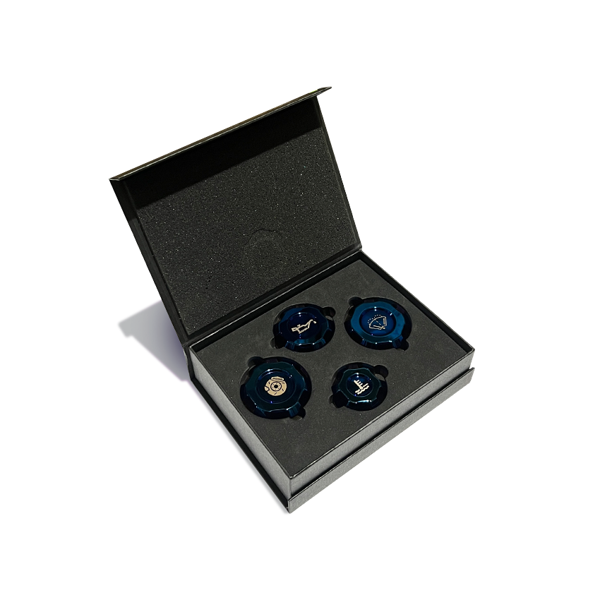 SUYA Car Supplies - Engine Bay - Oil Caps (Titanium) for Subaru BRZ / Levorg / WRX & Other Models