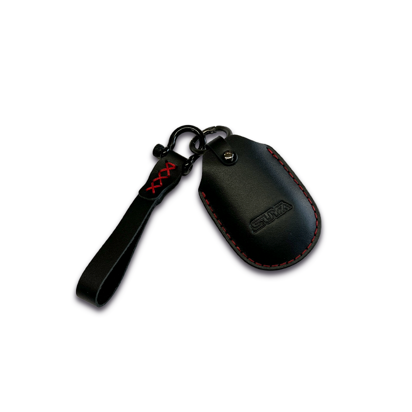 Suya Leather Key Fob Cover & Strap for Subaru BRZ/Levorg/WRX & Other Models