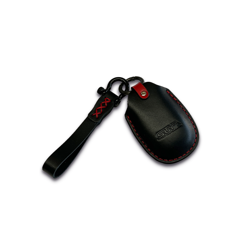 Suya Leather Key Fob Cover & Strap for Subaru BRZ/Levorg/WRX & Other Models