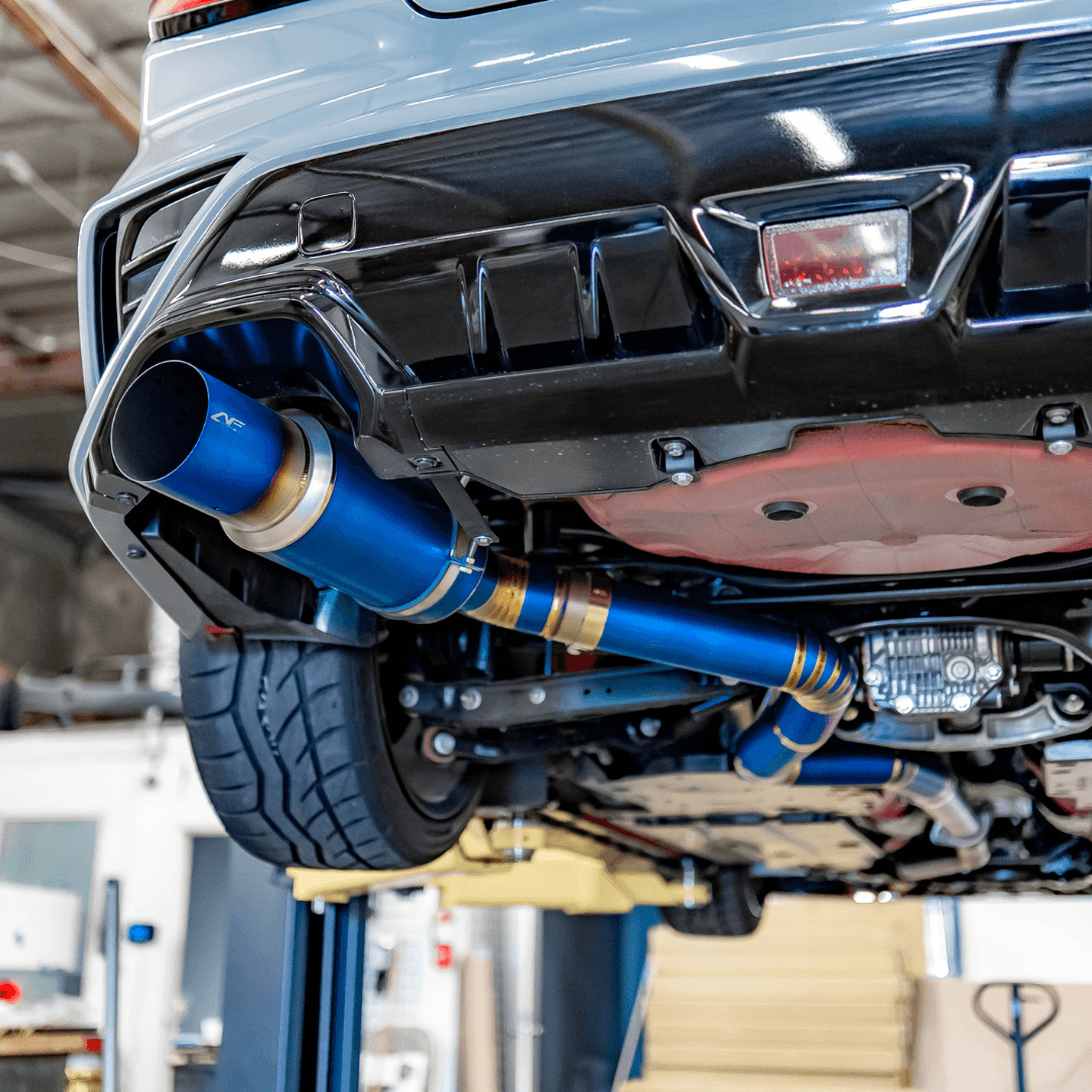 AEROFLOW DYNAMICS Full Titanium Single Exit 3" Cat Back Exhaust For Subaru WRX VB 2022+