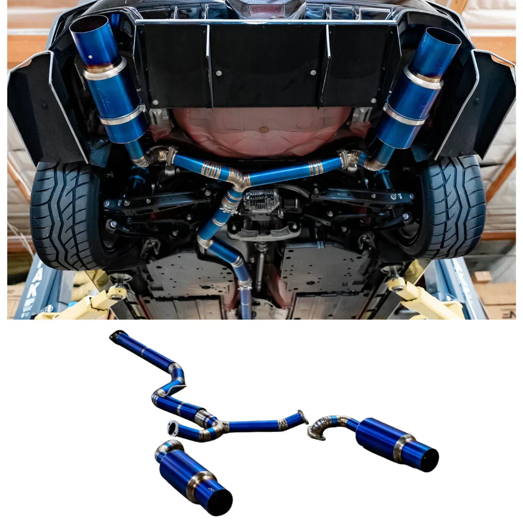AFD Full Titanium Dual Exit 3" Cat Back Exhaust for Subaru WRX (VB) 2022-2026