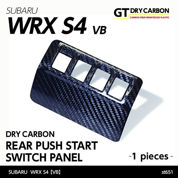 Axis Parts Dry Carbon Fibre Switch Panel Cover (RHD) for Subaru WRX VB/VN 2022+