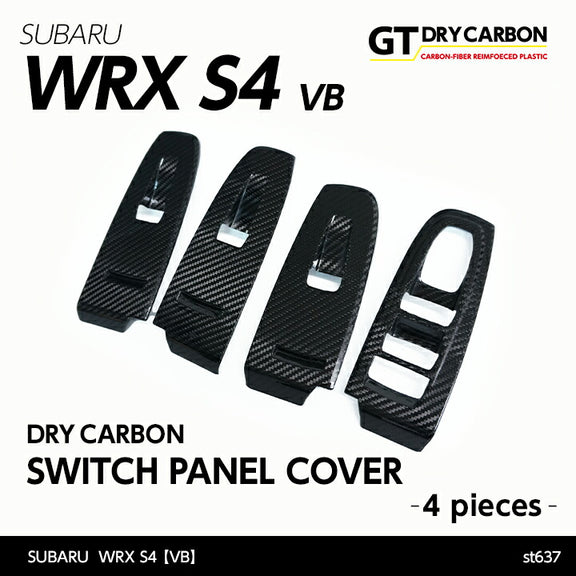 Axis Parts Dry Carbon Fibre Door Window Switch Panel Cover (RHD) for Subaru WRX VB/VN 2022+
