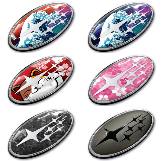Suya 3D Badge/Emblem Stickers (Summer '23 Collection) for Subaru BRZ/Levorg/WRX & Other Models