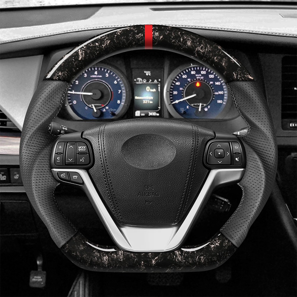 CEEHOR Steering Wheel Customisation Option – Coloured Centre Line for Carbon Fibre / Forged Composite