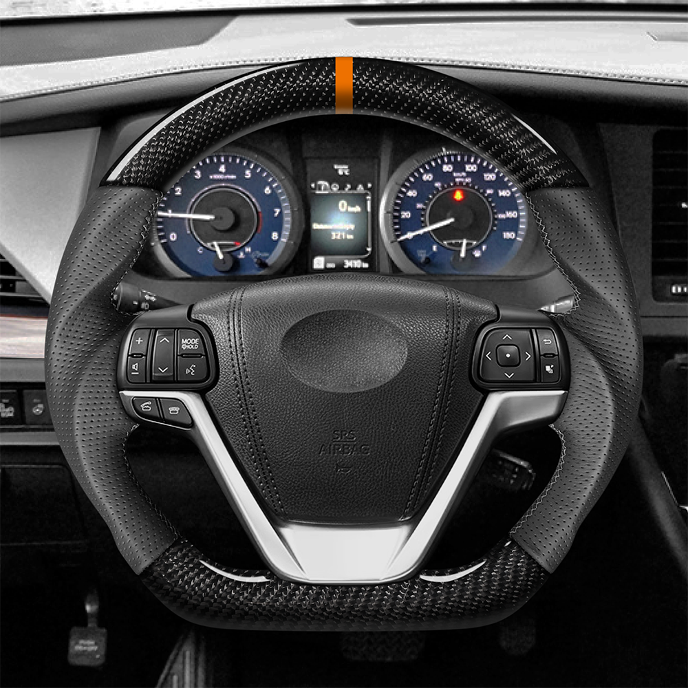 CEEHOR Steering Wheel Customisation Option – Coloured Centre Line for Carbon Fibre / Forged Composite