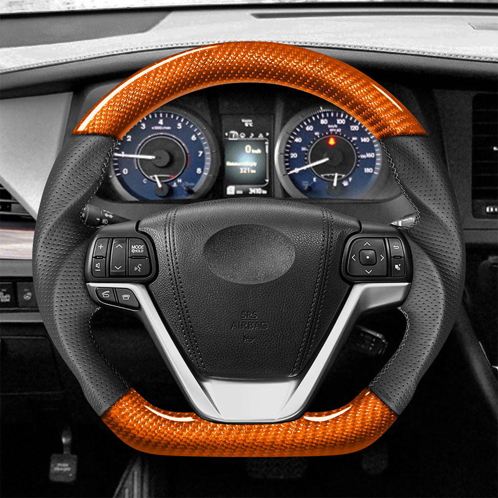CEEHOR Steering Wheel Customisation Option – Coloured Carbon Fibre