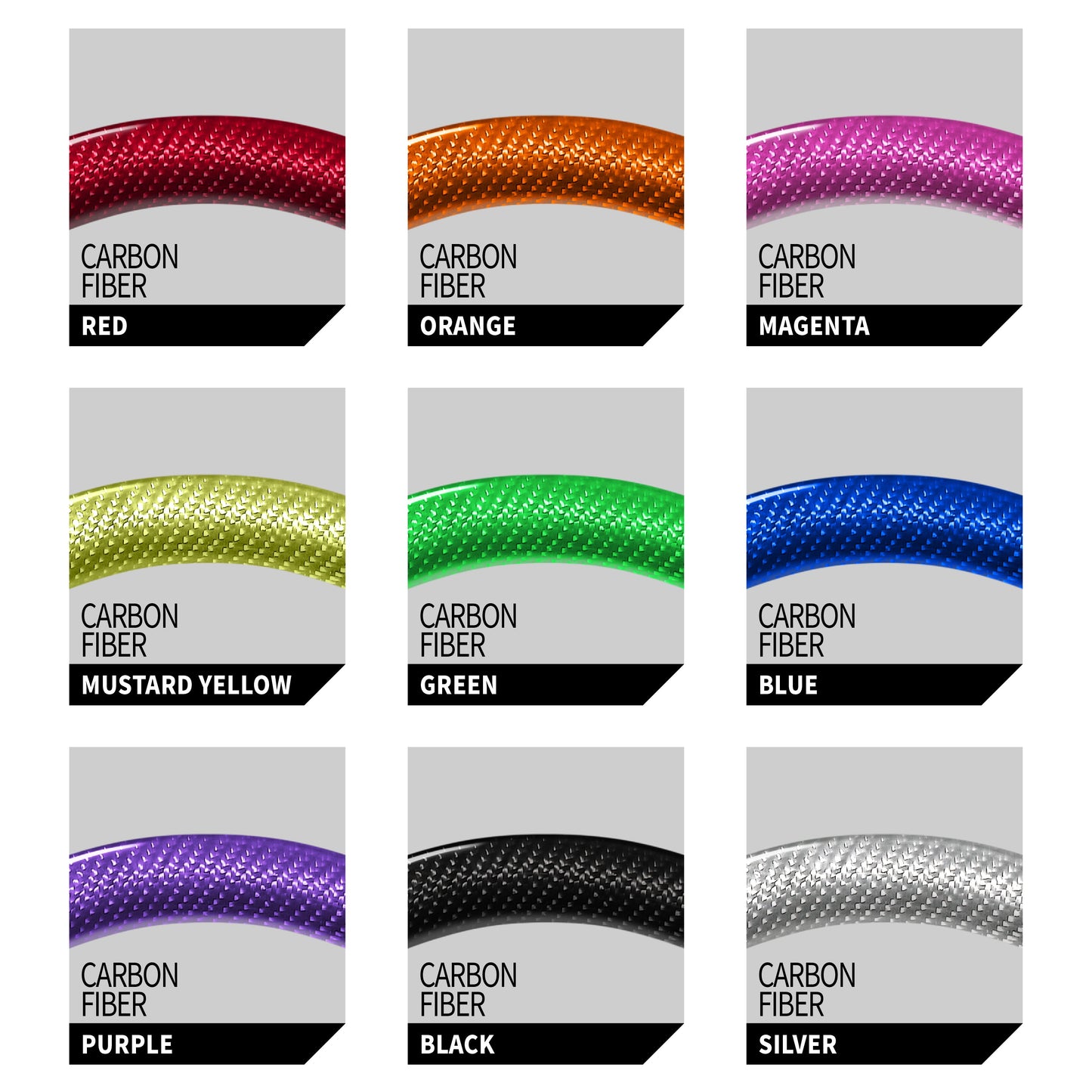 CEEHOR Steering Wheel Customisation Option – Coloured Carbon Fibre