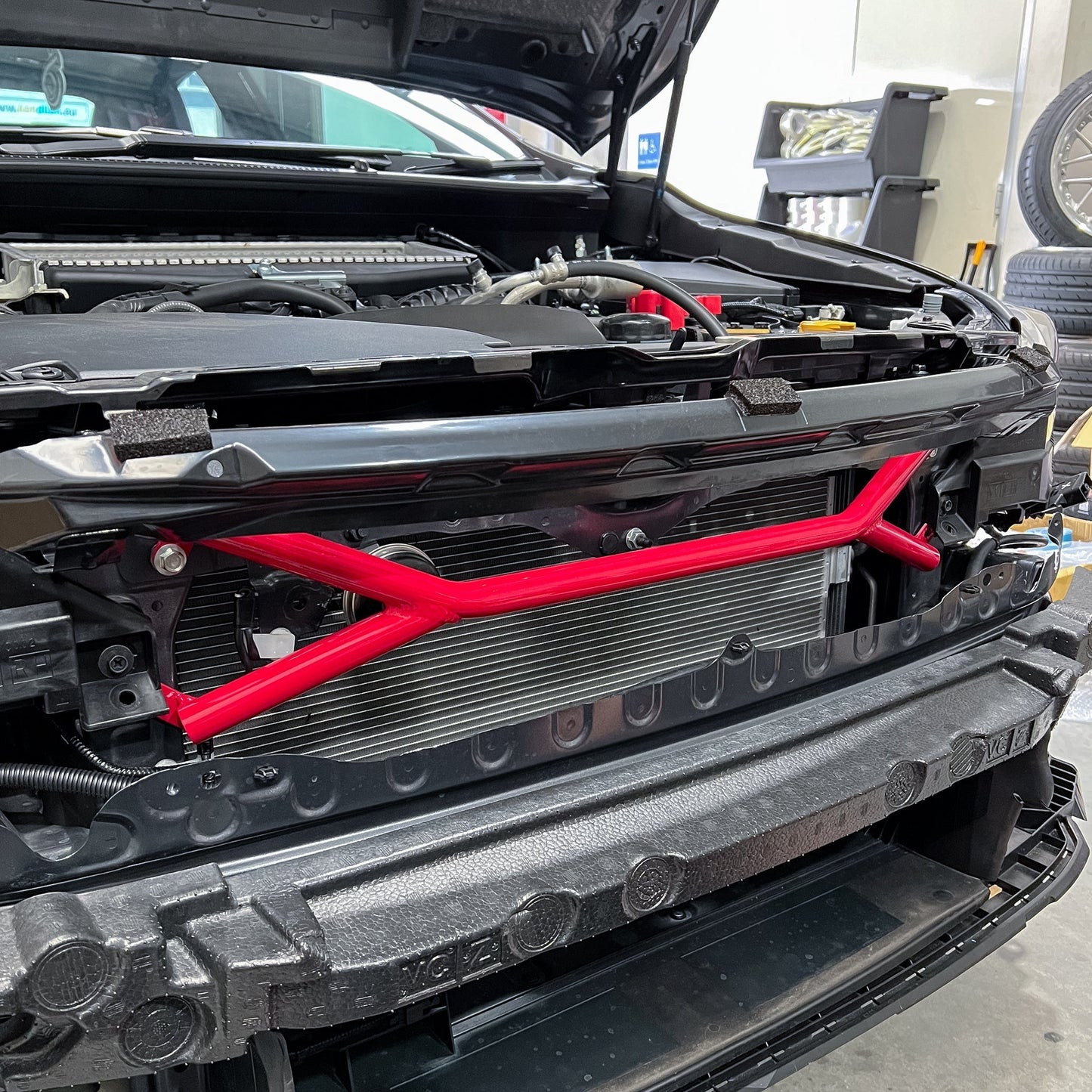 EG Workshop Front Upper Chassis Brace for Subaru WRX (VB) & WRX Sportswagon (VN) 2022-2026