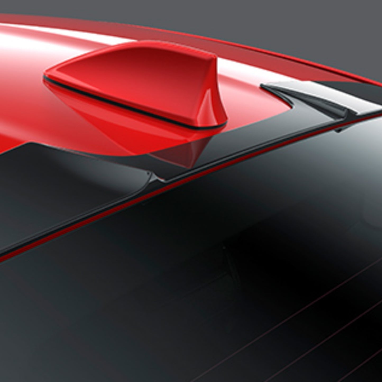 STREET ELEMENT GR Style Aero Roof Fin For 2022+ Subaru BRZ ZD8 / Toyota GR86 ZN8 [Obsidian Black]