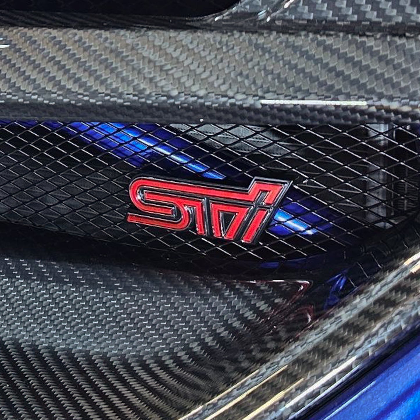 SUBARU GENUINE OEM STI Front Grille Emblem (Suitable For Mesh Grille) For 2022+ Subaru WRX VB/VN [93013VA1XX]
