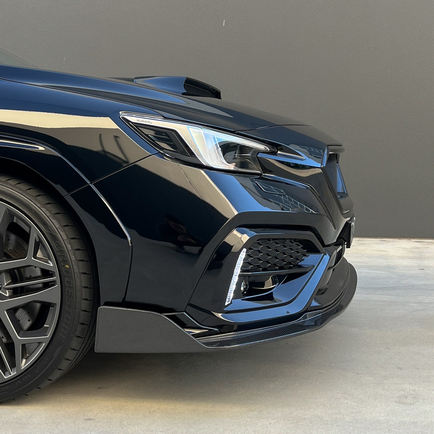 DMAKER MB-Spec Front Lip / Under Spoiler For 2022+ Subaru WRX VB [Carbon Fibre]