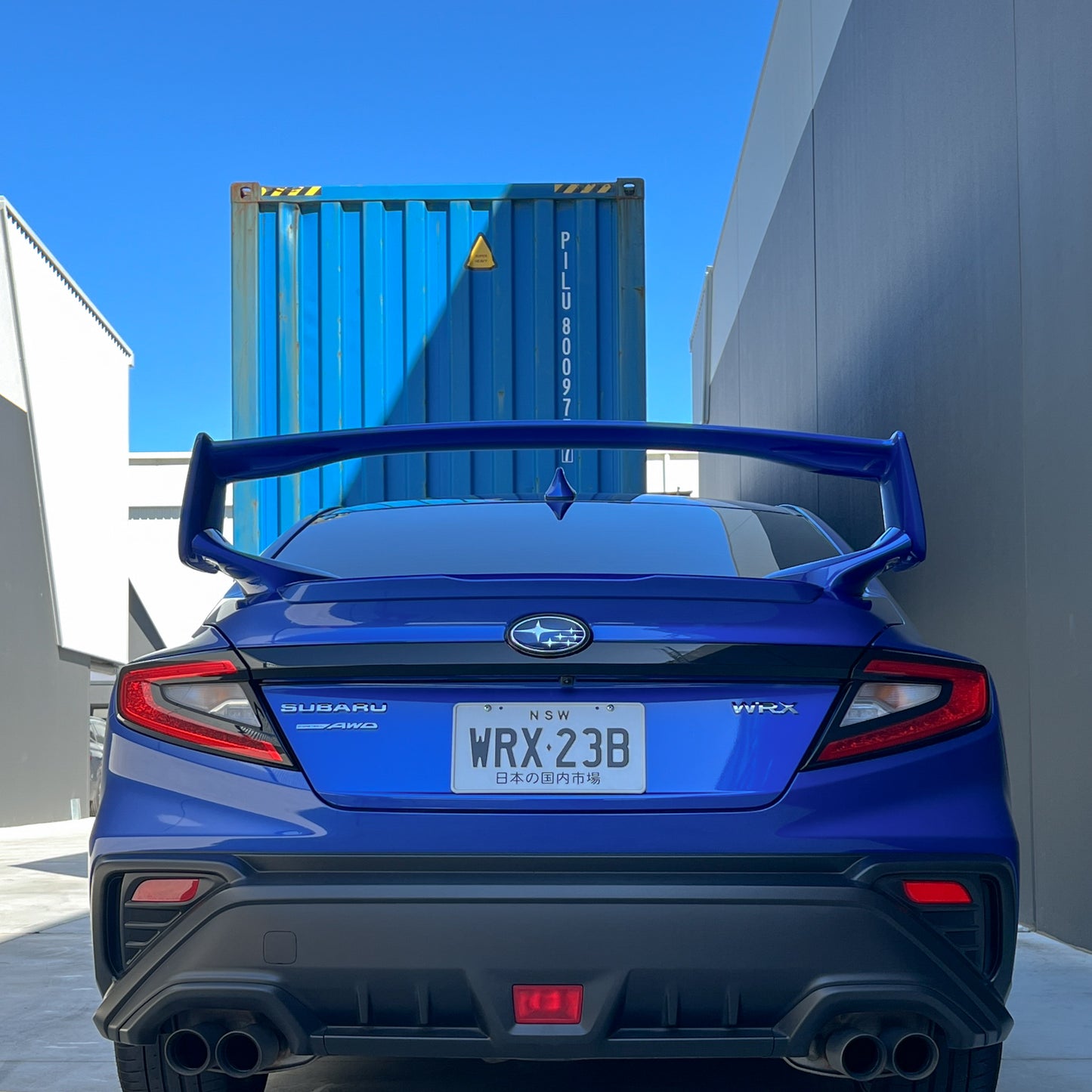 DMAKER Club Spec STI-Style Wing Spoiler For 2022+ Subaru WRX VB [Paint Matched]