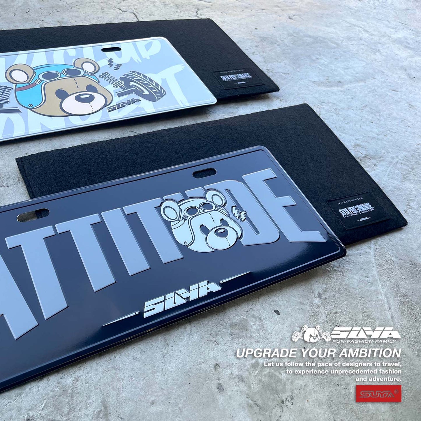 SUYA Number Plate Aluminium Covers For Subaru BRZ/Levorg/WRX & Other Models