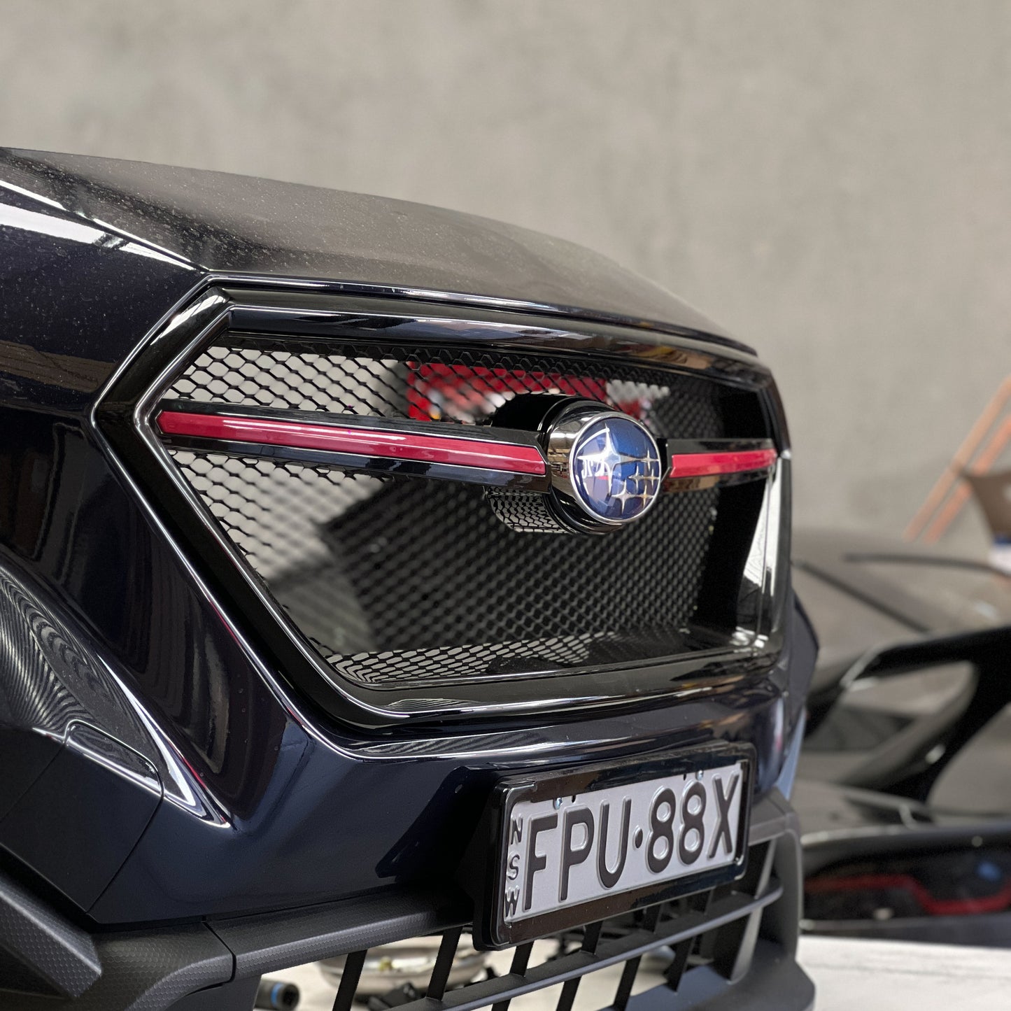 DMAKER VS-Spec Front Mesh Grille for Subaru WRX VB Sedan / VN Sportswagon 2022+ [Paint Matched]
