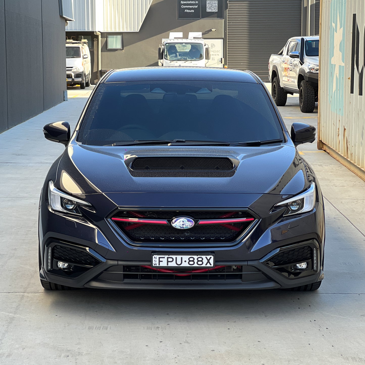 DMAKER VS-Spec Front Mesh Grille for Subaru WRX VB Sedan / VN Sportswagon 2022+ [Paint Matched]