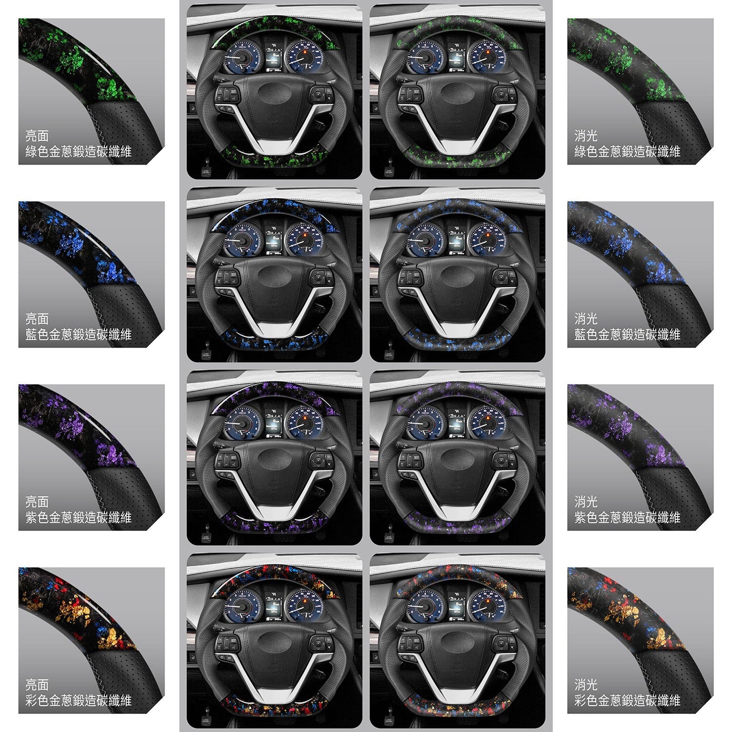 CEEHOR Steering Wheel Customisation Option – Matte Coating for Carbon Fibre / Forged Composite