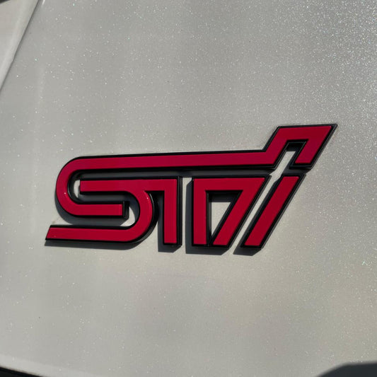 Genuine STI Rear Emblem for Subaru BRZ/Levorg/WRX & Other Models (Part Number: 93079VA0XX)