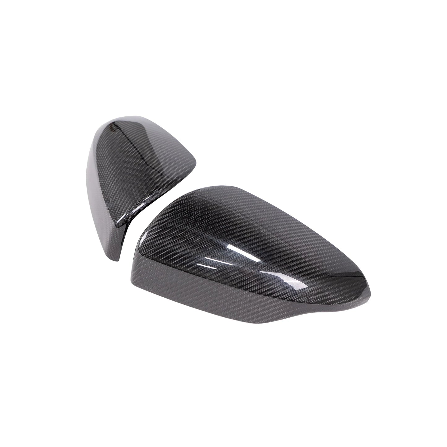 FloKraft Dry Carbon Fibre Mirror Covers (Stick-On Covers) for Subaru WRX (VB) & WRX Sportswagon (VN) 2022-2025