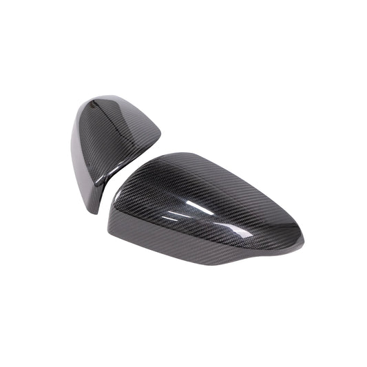 FloKraft Dry Carbon Fibre Mirror Covers (Stick-On Covers) for Subaru WRX (VB) & WRX Sportswagon (VN) 2022-2025