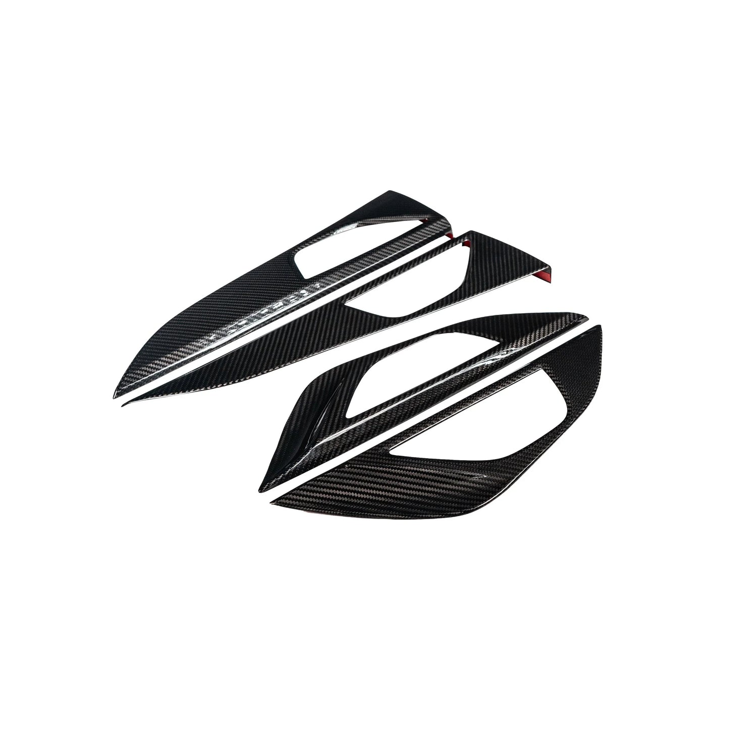 FloKraft Dry Carbon Fibre Front & Rear Inner Door Handle Trim Covers for Subaru WRX VB/VN 2022+